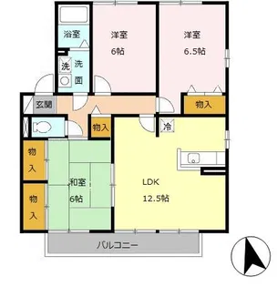 フォレスト21【201号室】の間取り