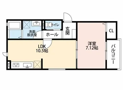 MAISONLUNA【1階】の間取り