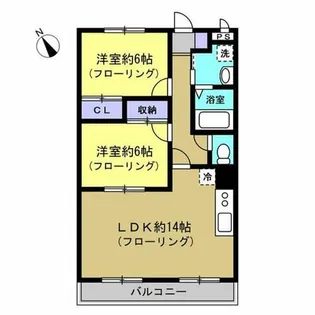 パルレ【1階】の間取り
