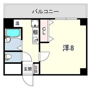 ラポール今津【1階】の間取り
