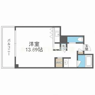 ザ・タワー大阪レジデンス【6階】の間取り