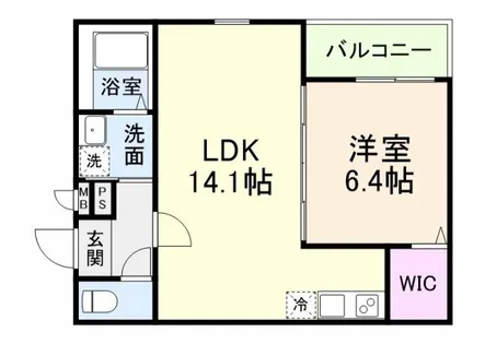 (仮称)フジパレス戸伏町Ⅱ【1階】の間取り