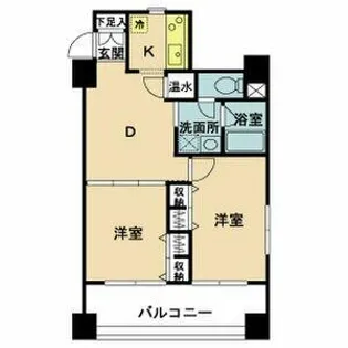 ラ・ペール・モリ【1501号室】の間取り