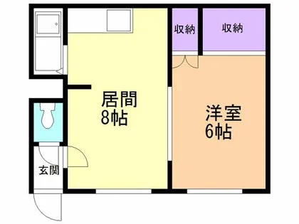 ハイツモト【101号室】の間取り