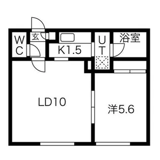 プラタカラN22【101号室】の間取り