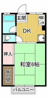 アリマハイツ【103号室】の間取り