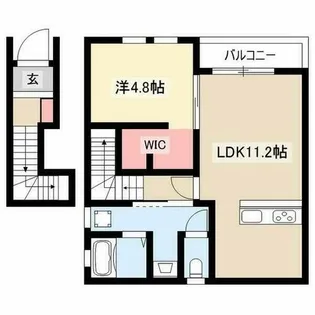 リーブルファイン下之一色町【2階】の間取り