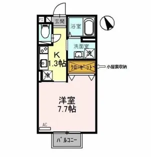 大阪府豊中市上野西2丁目【マンション】の間取り