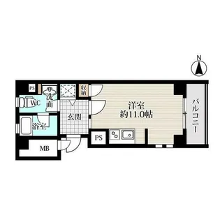 04 ENSHOW QUATTRO【5階】の間取り