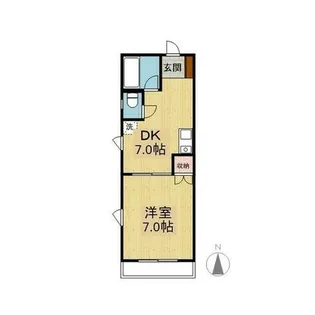 グレンコートII【2階】の間取り