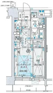 プレサンスレイズ桜山WEST【702号室】の間取り
