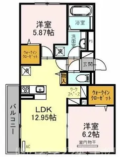 レリヤンファミリオⅧ【1階】の間取り