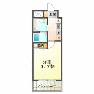 アロハ海岸通【4階】の間取り