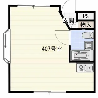 プラトー上町【3階】の間取り