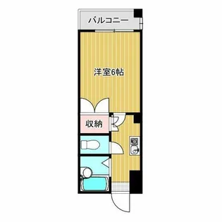 ガナス【5階】の間取り