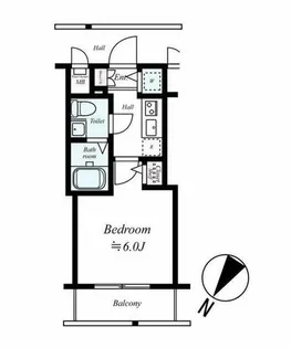 サムティ土佐堀Ribera【2階】の間取り
