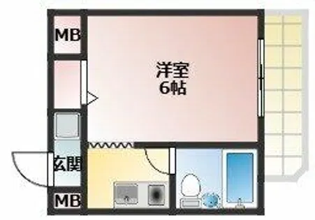 アグレイア有瀬【103号室】の間取り