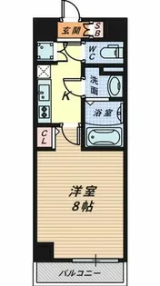 フォレストインサイド鳳【3階】の間取り