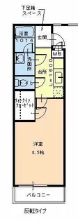 大阪府堺市西区浜寺諏訪森町西3丁【アパート】の間取り