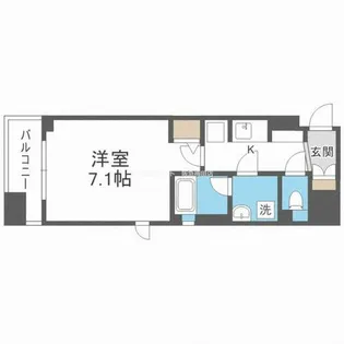 エスティメゾン京橋【9階】の間取り