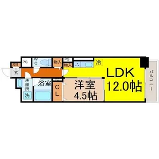アロームドゥジョア【6階】の間取り