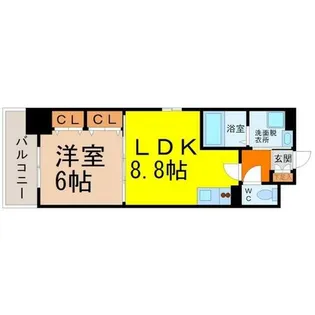 ランドルチェ大須【7階】の間取り