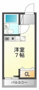 L東多聞【2階】の間取り