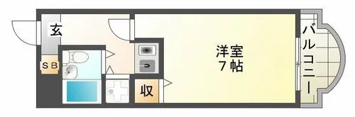メゾンブランシェ大町【3階】の間取り