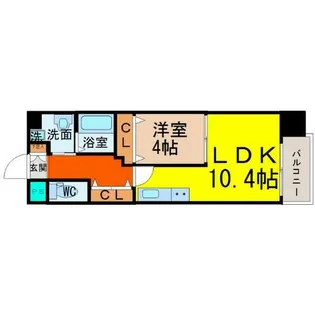 ArtizA上前津II(アルティザ上前津II)【9階】の間取り