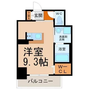 PLATZ TACHIBANA(プラッツタチバナ)【7階】の間取り