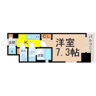 ブランシエスタ東別院【7階】の間取り