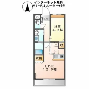 オーシャン・ステラ【1階】の間取り