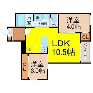 REGALEST名古屋駅前【1階】の間取り