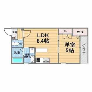 PRIMOVITA里中町【3階】の間取り