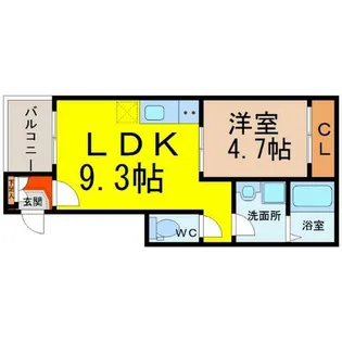 オプティマルコーポIII【3階】の間取り