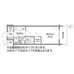 エスリード大須プレシア【14階】の間取り