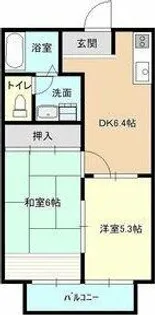 ソレイユトリス【2階】の間取り