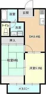 ソレイユトリス【2階】の間取り
