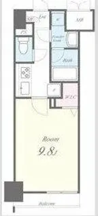 トレヴィ高岳【5階】の間取り