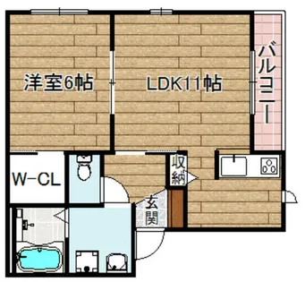 ベイサージュ和【103号室】の間取り