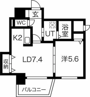ヒルズ新栄【9階】の間取り