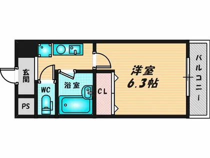 ヴィラ・サンシャイン【5階】の間取り