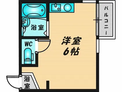 ファニィフェイス7【2階】の間取り