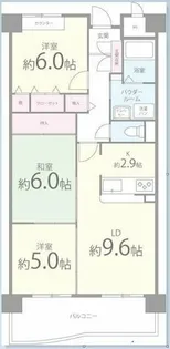 シーズモア【1階】の間取り