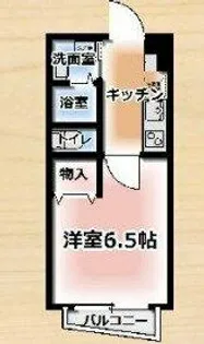 カサベージュ天神橋【5階】の間取り