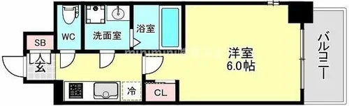 JMFレジデンス海老江【4階】の間取り