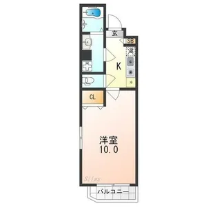 habicera京都下鴨【1階】の間取り