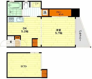 大阪府大阪市北区天神橋6丁目【マンション】の間取り
