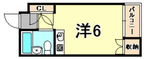 アーバン浅尾【2階】の間取り