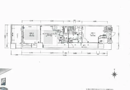 アパガーデンスクエア四条烏丸【2階】の間取り